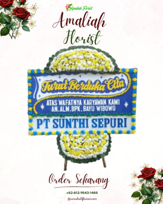Papan Bunga Duka di Pondok Kopi