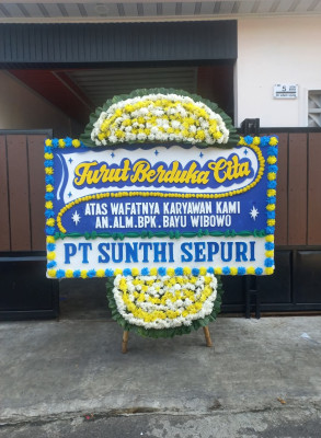 Papan Bunga Duka di Pondok Kopi