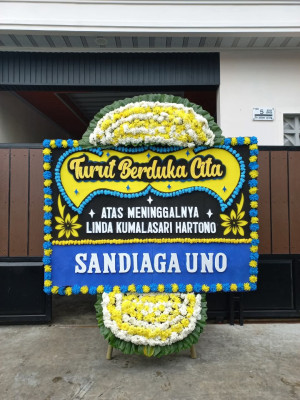 Papan Bunga Duka di Pondok Kopi